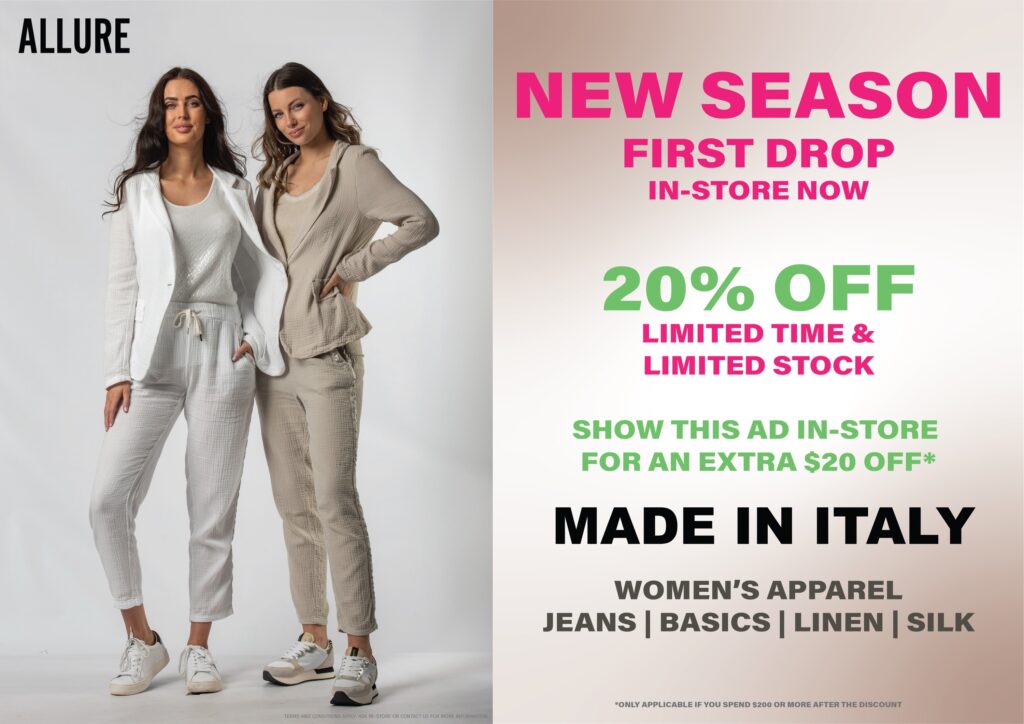 Allure Moonee Ponds - New Season Collection | Exclusive Discounts