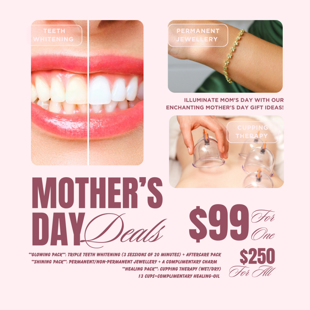 Pink Collage Jewelry Mother's Day Sale Heal & Glow Studio