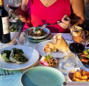 Bekka Restaurant exterior in Moonee Ponds, showcasing a welcoming atmosphere for Lebanese cuisine lovers.
