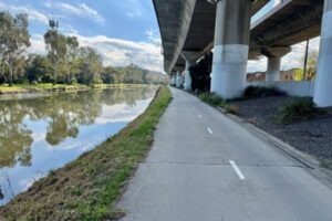 Moonee Ponds Creek Trail, scenic walking path, nature trail Melbourne, peaceful creek walk, outdoor adventure Moonee Ponds
